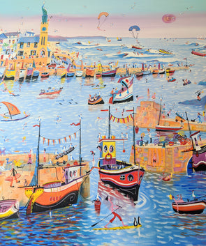 Porthleven Harbour Dog Show