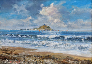 Incoming Breakers, Mounts Bay, Cornwall