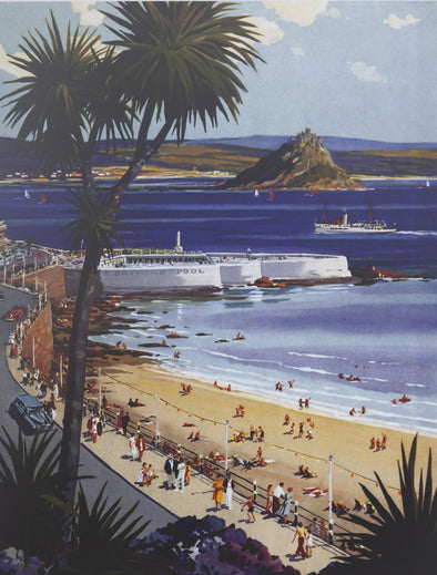 ‘Penzance Gateway to West Cornwall’ GWR Poster